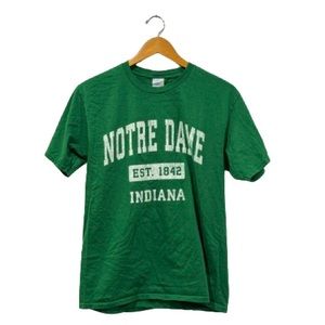 Notre Dame Est. 1842 Indiana tshirt - green - medium